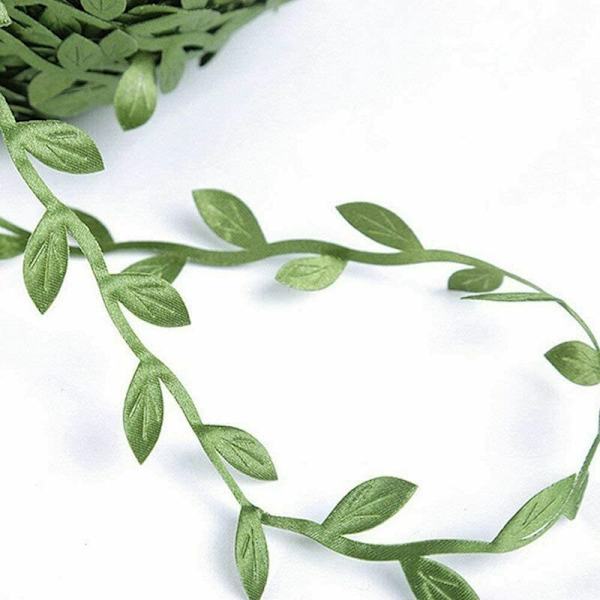 Gröna blad syhantverk vinblad band simulering löv falska löv grönt grönt används för att dekorera husvägg tygfest
