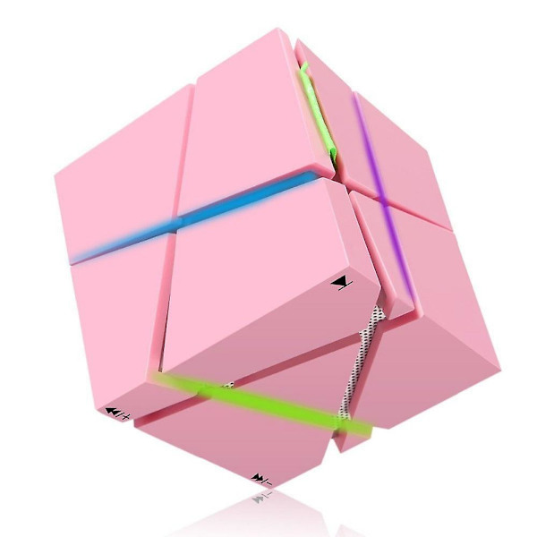 Cube q1 trådlös bluetooth hifi liten högtalare（Vit）