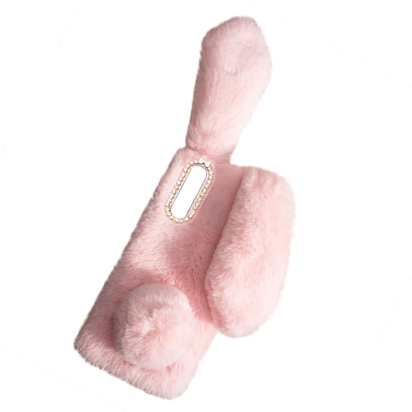 Plys etui til Galaxy A50 bunny ear cover (Samsung GalaXy A50, pink)