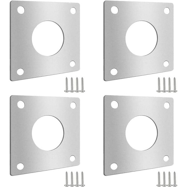 Set med 4 vilda fågelholkar 32 mm holkar tillbehör holkar täckplatta för talgoxholk