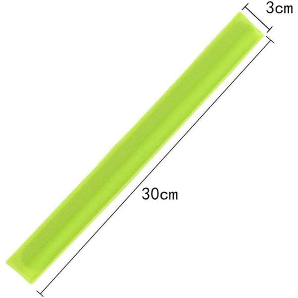Paket Reflexarmband, Reflextejp, Reflexhandledsremmar, Reflexsäkerhetssnäpp Armband, Vår Vandring Vandring Jogging