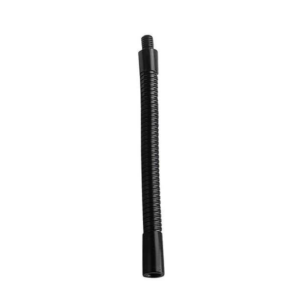 Mikrofonforlængerrør mikrofonholder forbindelsesslange mikrofonstrømforsyning (18cm, sort)