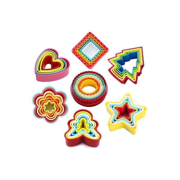 Kitchen Craft Set med 12 runda kakformar