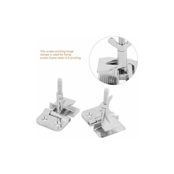 Silkscreen Metal Butterfly Frame Hinge Clamp DIY Hobby Fixed Tool Chuck