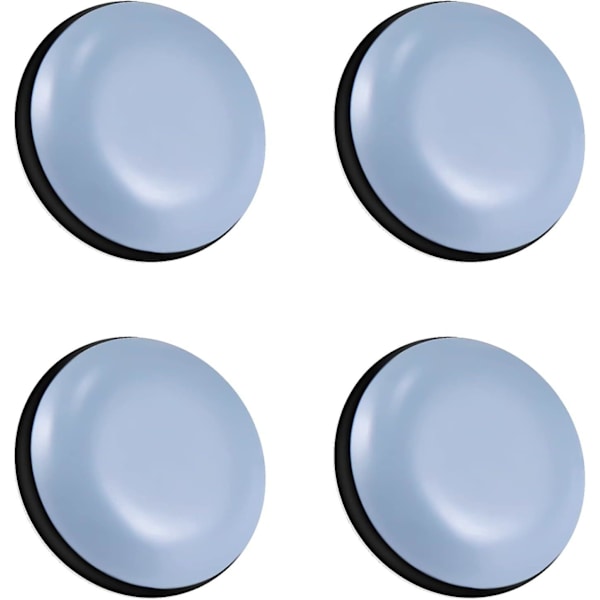 4 st möbelglidare, teflon självhäftande möbelglidare, lämpliga för olika golv av släta material (rund, 50 mm)