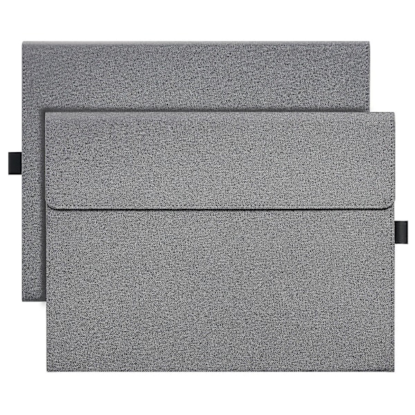Skyddande fodral i tygtextur TPU + mikrofiberläder för bärbar dator med stativ för Microsoft Surface Pro X