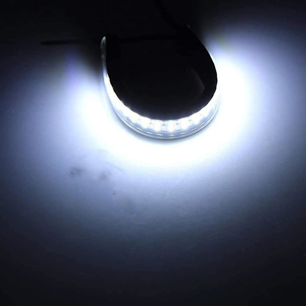 Flexibla Switchback Dubbel Färg Vit Bärnsten Motorcykel Led Gaffel Blinkers Drl Dagsljus Körning Li