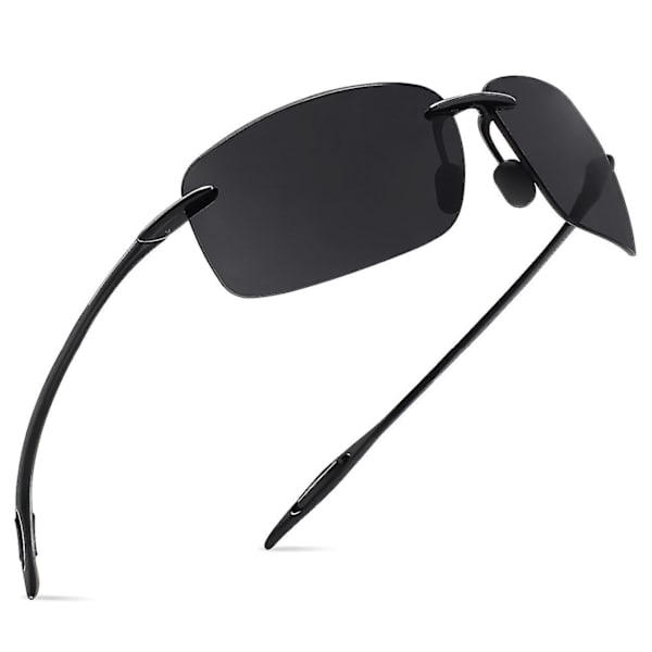 Matrix Classic Sports Kehyksettömät Aurinkolasit Miehet Oranssit Miehet Ajo Suorakulmio Ultralight Kehys Aurinkolasit Uv400 Mj8009_cc（C9 Punainen ja Ruskea）