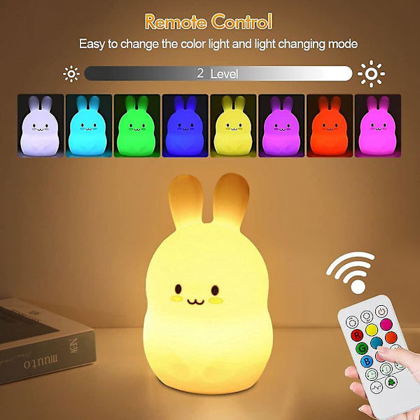 LED-nattlampor, LED-nattlampor lampor i silikon med touch-brytare