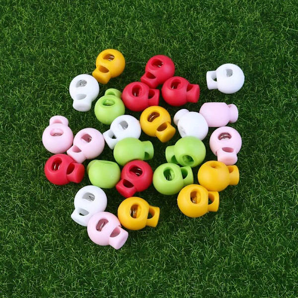 Gap Cord Plugs, Runda, Ball Rocker, Plast, Slumpmässig Färg, 25-pack (Slumpmässig Färg)