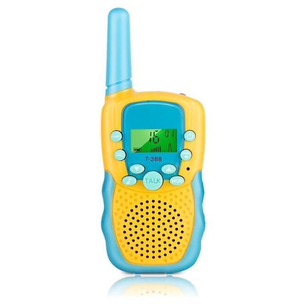 Leksaker för 3 4 5 6-12 år gamla pojkar och flickor, obuby 3 pack barn walkie talkie 3km lång räckvidd 2-vägs radio 22 kanaler med bakgrundsbelyst LCD-ficklampa bäst