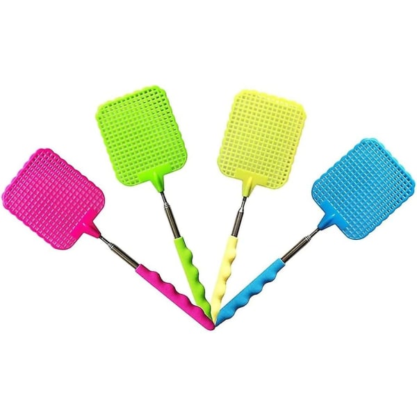 Flugdödare, Flugdödare, Flugdödare, Flugdödare, 4 st Teleskopisk Flugdödare Solid Flugdödare Plast Flugdödare Kökshjälp