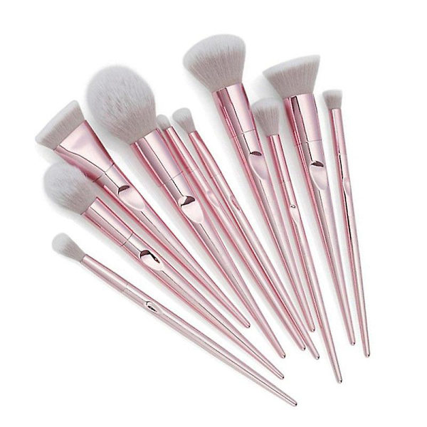 10 Fingeravtrycks sminkborste set