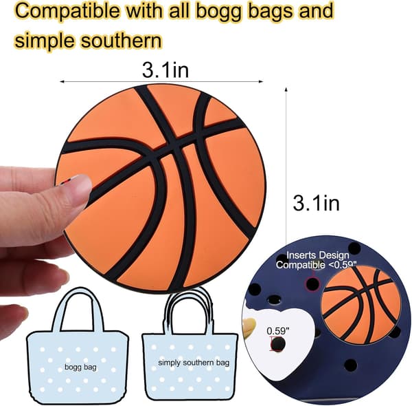 2-delt basketball-tema indsats mulepose strandindretning