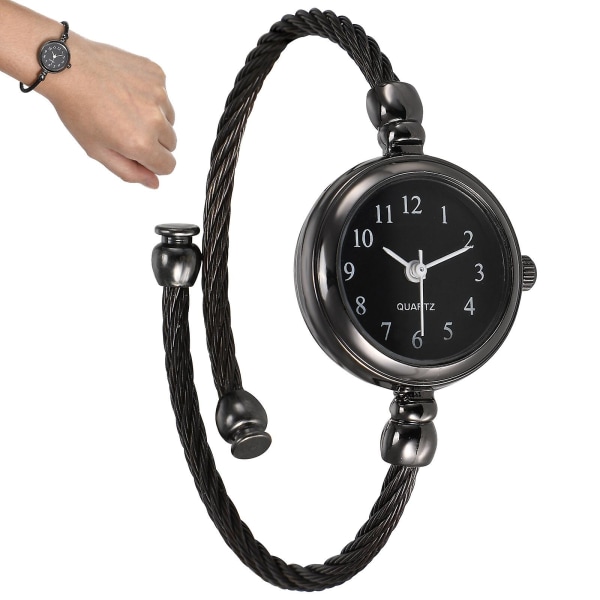 Muoti Rannekello Luova Watch Watch Watch Syntymäpäivälahja naisille (5) (20x2,4cm, kuten kuvassa)
