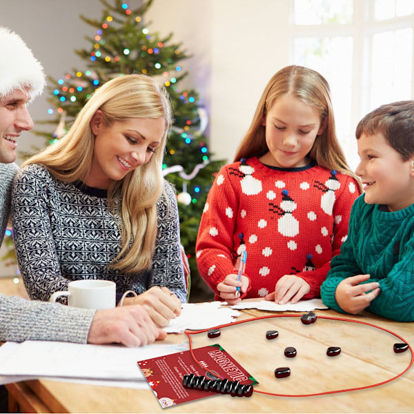 Magnetiskt schackspel, strategispel med pjäser, familjespel för barn och vuxna Christmas rope + 20 pieces