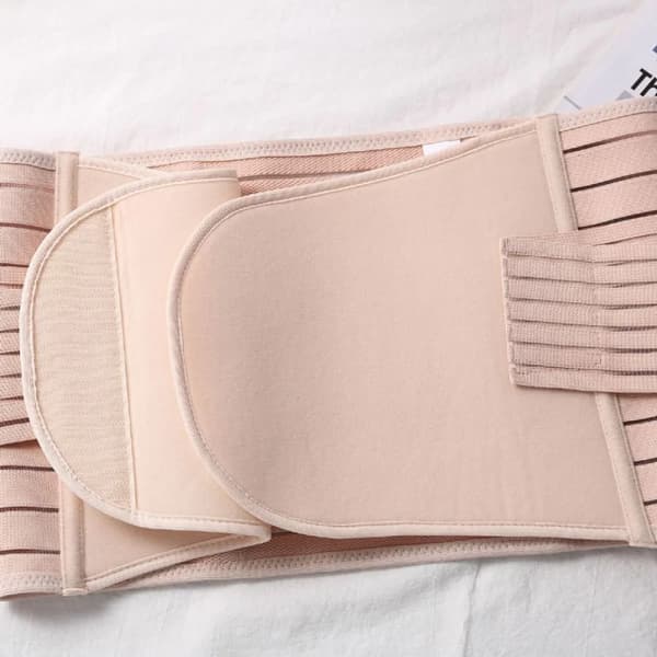 Postpartum Support 3 i 1 Belly Band Efter Förlossning Hög Elastisk Postpartum för Kvinnor Efter Kejsarsnitt - Mage/Midja/Bäckenbälte