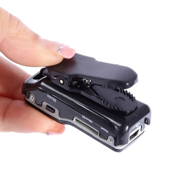 Bærbart Mini Dv-kamera Dvr-kamera Webkamerastøtte 16 GB Cam Sportshjelm Sykkel Motorsykkelkamera (svart)