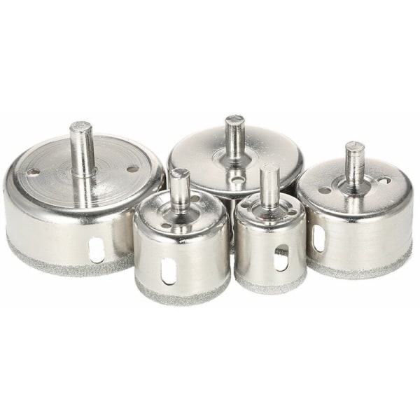 14 st 3-70 mm Glassågsats Diamantbelagd Kärnhålssåg Marmorborr Bits Kakel Keramisk Glasporslin Borr