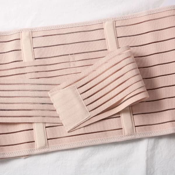 Postpartum Support 3 i 1 Belly Band Efter Förlossning Hög Elastisk Postpartum för Kvinnor Efter Kejsarsnitt - Mage/Midja/Bäckenbälte