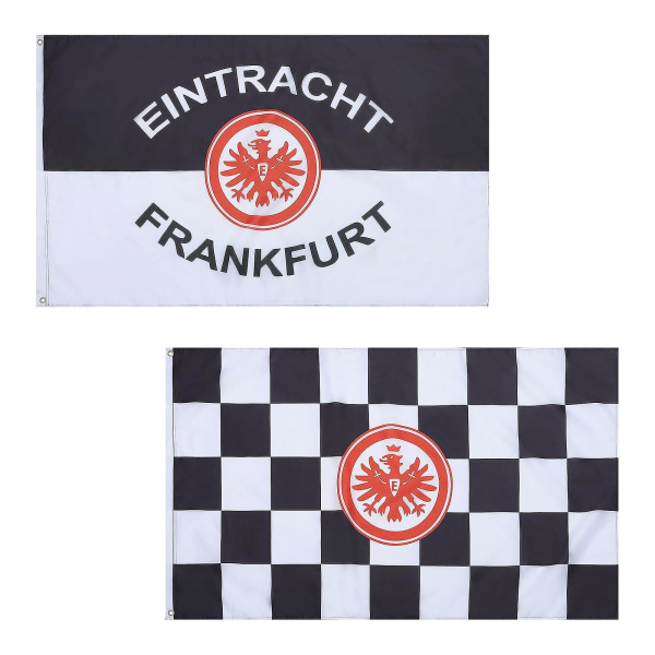 Krigsflagga Örn Eintracht Frankfurt Flagga 19331935 1892-1918 Nordkonfederationen 150 X 90cm / 3 X 5ft Tryckbanderoll（A，Flerfärgad）