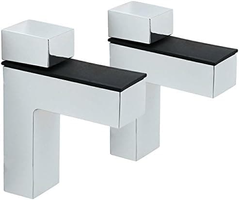 2 st hyllkonsoler, glashyllkonsoler för 3-35 mm tjocka glas- och trähyllor