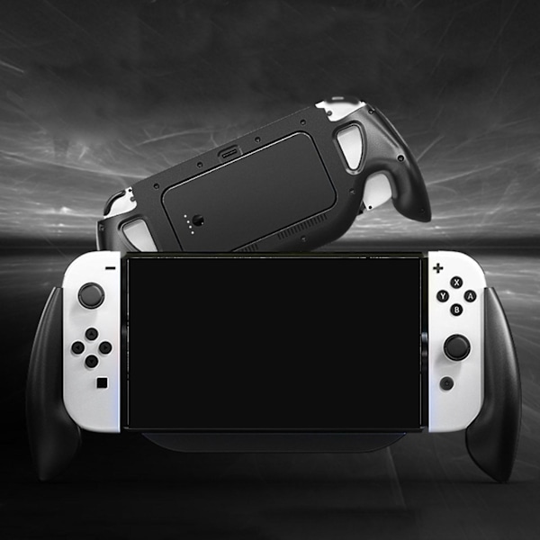 Laddningsdocka för spelkontroll, kompatibel med Switch Oled-laddning (svart)