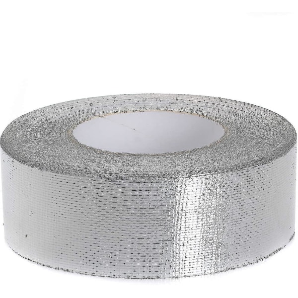 Förstärkt aluminiumtejp 50 mm x 50 m, aluminiumtätningstejp