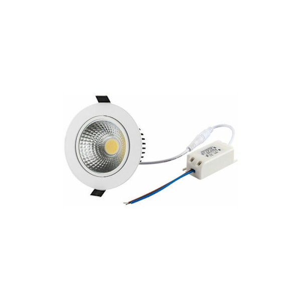 Smal dimbar IP44 LED-downlight, infälld belysning för badrum (65W)