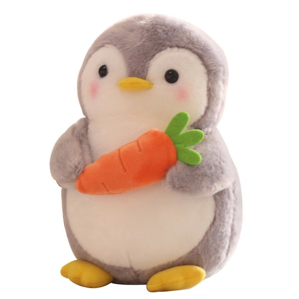 Søt pingvin som klemmer frukt plysj utstoppet dukke Barneleke Hjemmeinnredning Valentinsgave（Pepper.）