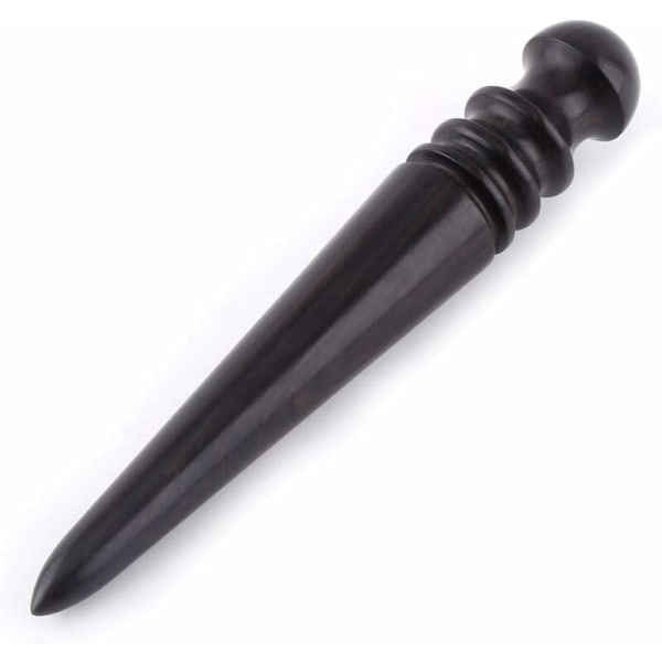 Läderpolerare 3 typer Svart Träspets Läderspets Slät kant för polermaskin Borrpolering Läder Carving Tool(Grovslipstav)