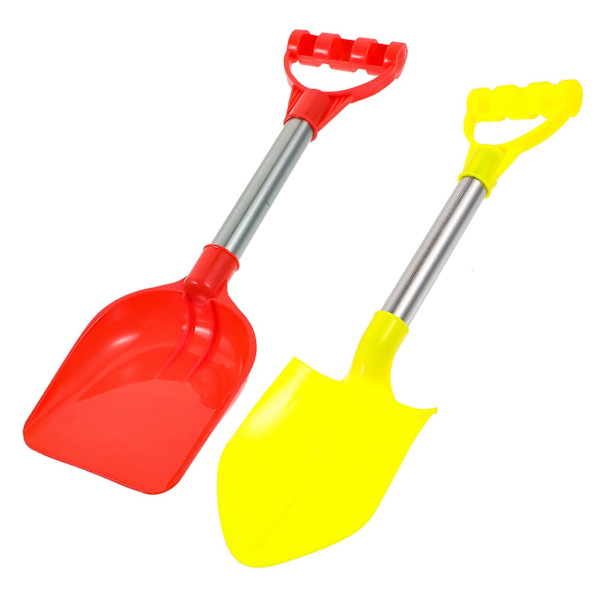 2-pak bærbart snelegetøj sneskovl spil snelegetøj sneskovl (35.00X10.00X2.00CM, multi-farve)