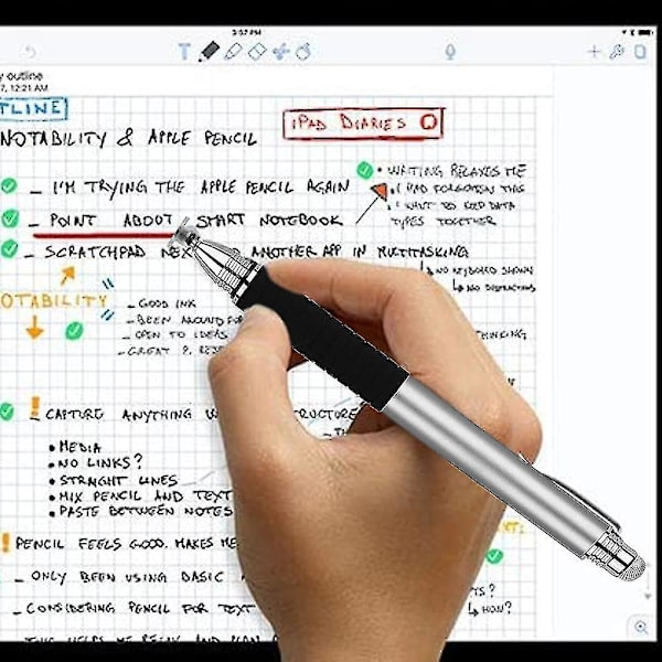 Universell stylus, skiva stylus penna pekskärmspennor för 90% pekskärmar mobiltelefoner