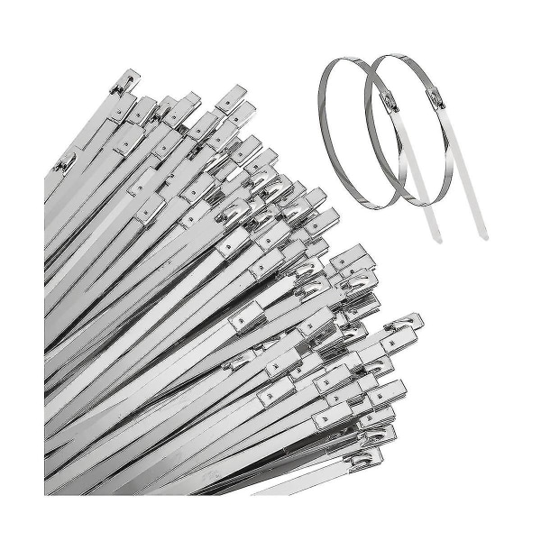 Metallblixtlås Heavy Duty Självlåsande Rostfritt Stål För Maskiner, Fordon Och Mer (11,8 Tum（Silver）