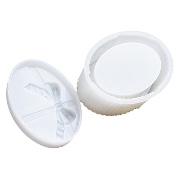 1 Set Silikon Smyckeskrin Form Ornament Brickform Rektangulär Form (7.2X10.5CM, Vit)