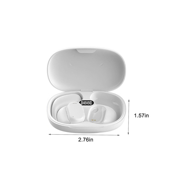 Trådlöst headset Benledande Bluetooth 5.3 headset Örontyp Bluetooth Motion FAN0406（Vit）