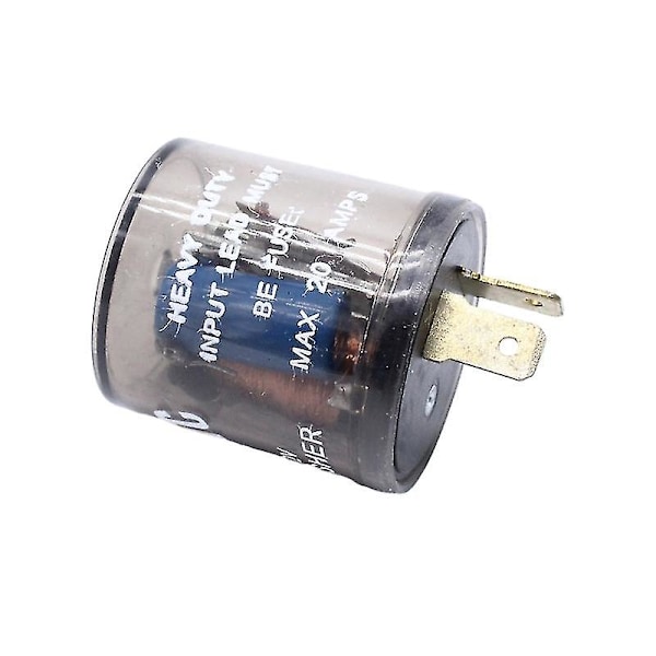 2-pin bil LED blinklysrelé Blinklysrelé 20A LED blinklysreléløsning Langvarige ytelser 12V blinklys