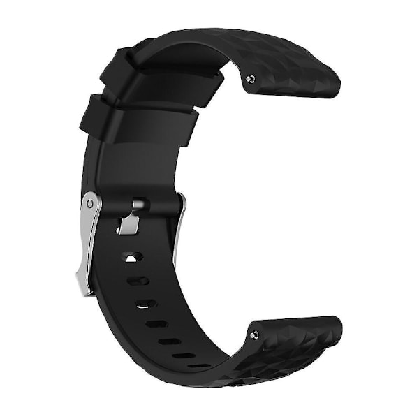 Silikon erstatnings klokkearmbånd håndleddsstropp for Suunto 9 Baro Titanium kobberarmbånd (gul)