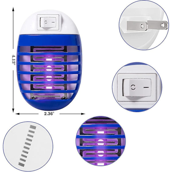 Myggdreperlampe (6 stk.)