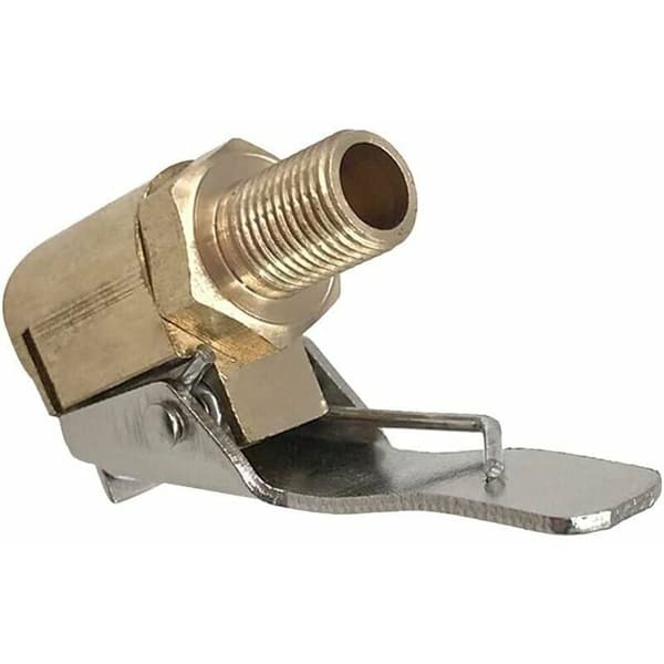 Bildäckspåfyllningsmunstycke Däckluftchuck Hjul Pump Däckventil Uppblåsningsklämma Adapter Mässingskoppling Fordon