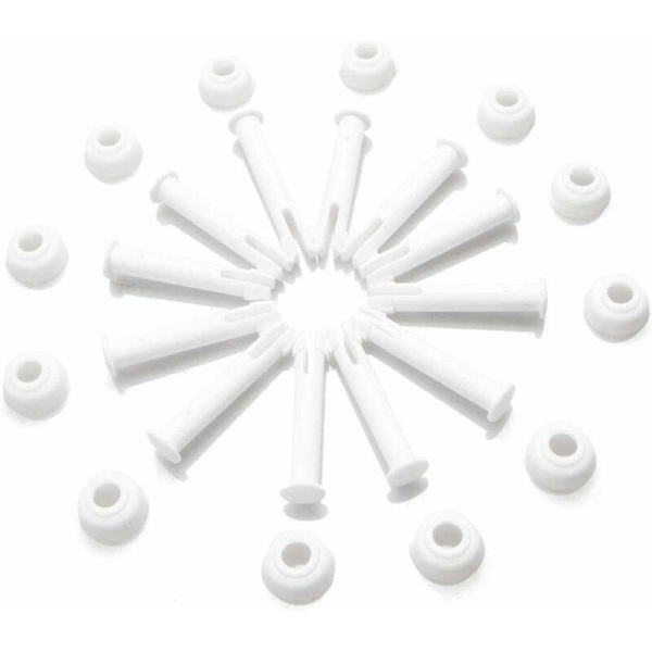 Gap-stift och brickor för Intex runda pooler med metallram, reservdelar för Intexpool (6 cm/2,36 tum) (12 st)