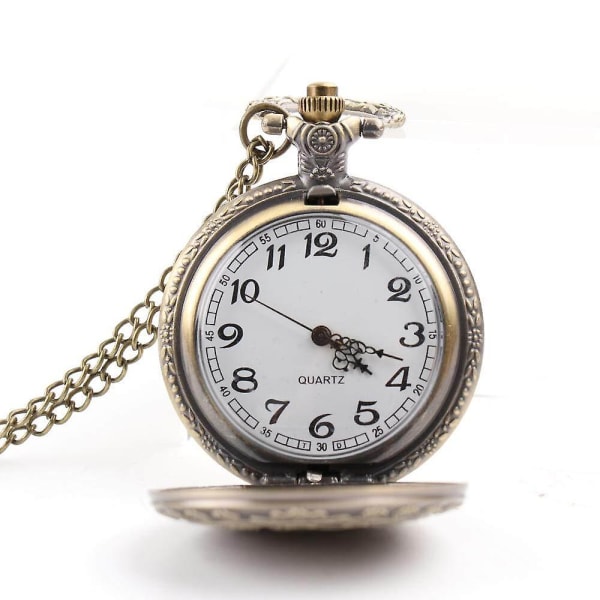 2023 ny uppgraderad Steampunk Watch Vintage Fob Watch Alice in Wonderland-tema julfödelsedagspresent