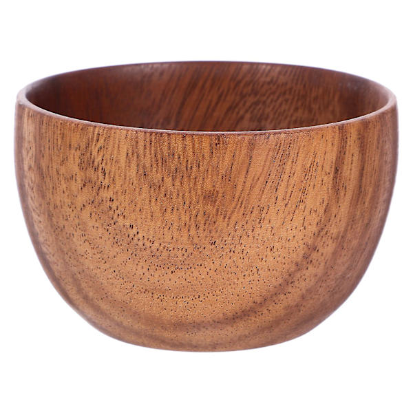 1 stk. 8X6CM praktisk træ service husholdningsbassin frugtfad salatskål (8.00X8.00X5.00CM, multi-farve)