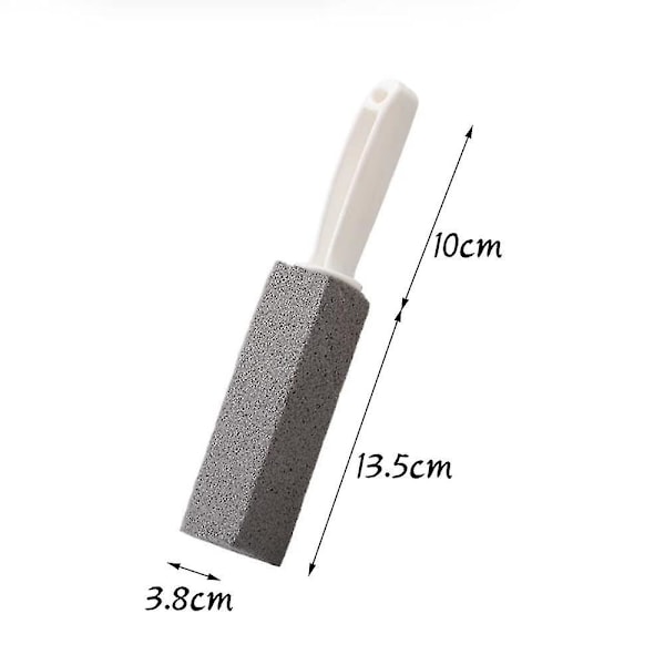 Pumice-puhdistuskivi kahvalla, WC-harjan puhdistaja keittiöön/kylpyhuoneeseen/uima-altaaseen/kotitalouksien puhdistukseen - Jxlgv