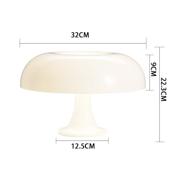 LED Sopplampe Bordlampe Egnet for Hotell Soverom Sengerom Stue Dekorativ Lampe white