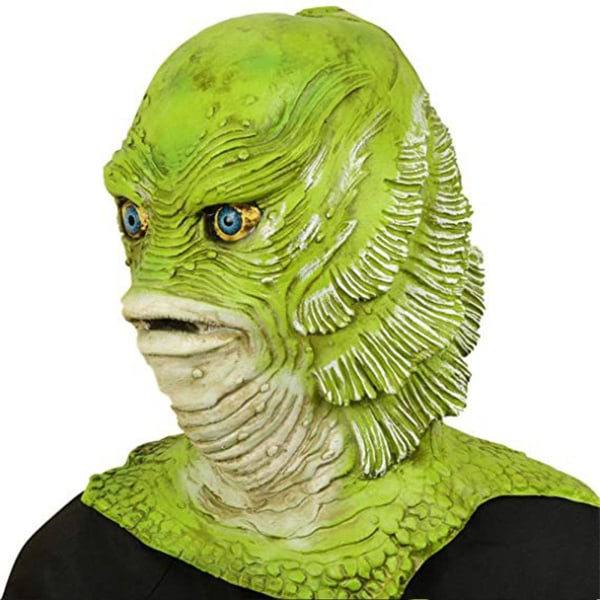 NY Creature from The Black Lagoon Grave Monster Full Head Mask Gummi Latex