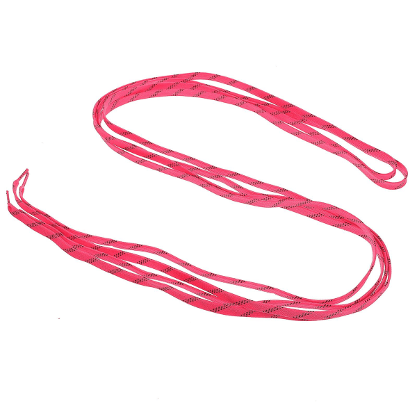 Dobbelte polyestersnørebånd, vokssnørebånd til rulleskøjter, vokssnørebånd til rulleskøjter (pink) (274X1CM, pink)