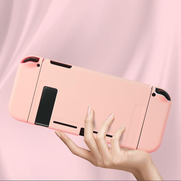 Pc-skydd Anti-fall-fodral Hölje Full Case Protector för Ns Switch-spelkonsol (Vit)