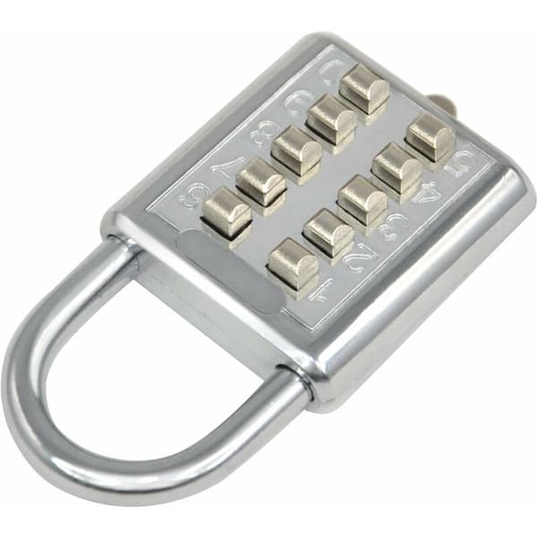 Rea 10-siffrig kombinationshänglås 38mm