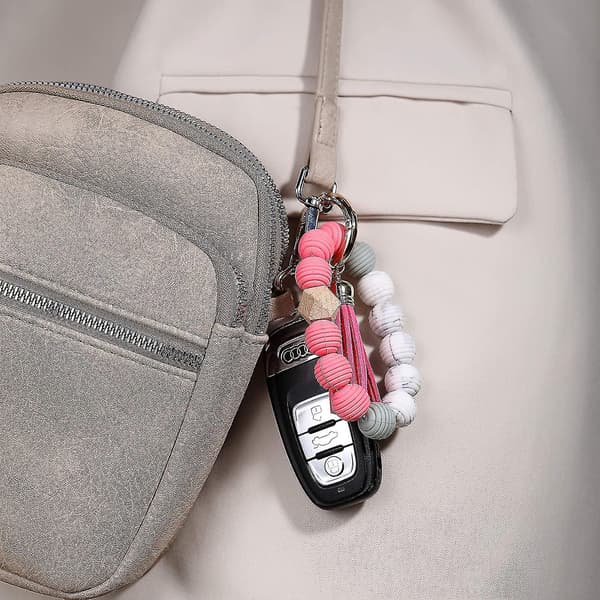 Håndleds nøgleringe armbånd bangle til kvinder|nøglering kæde armbånd | No Bpa silikone